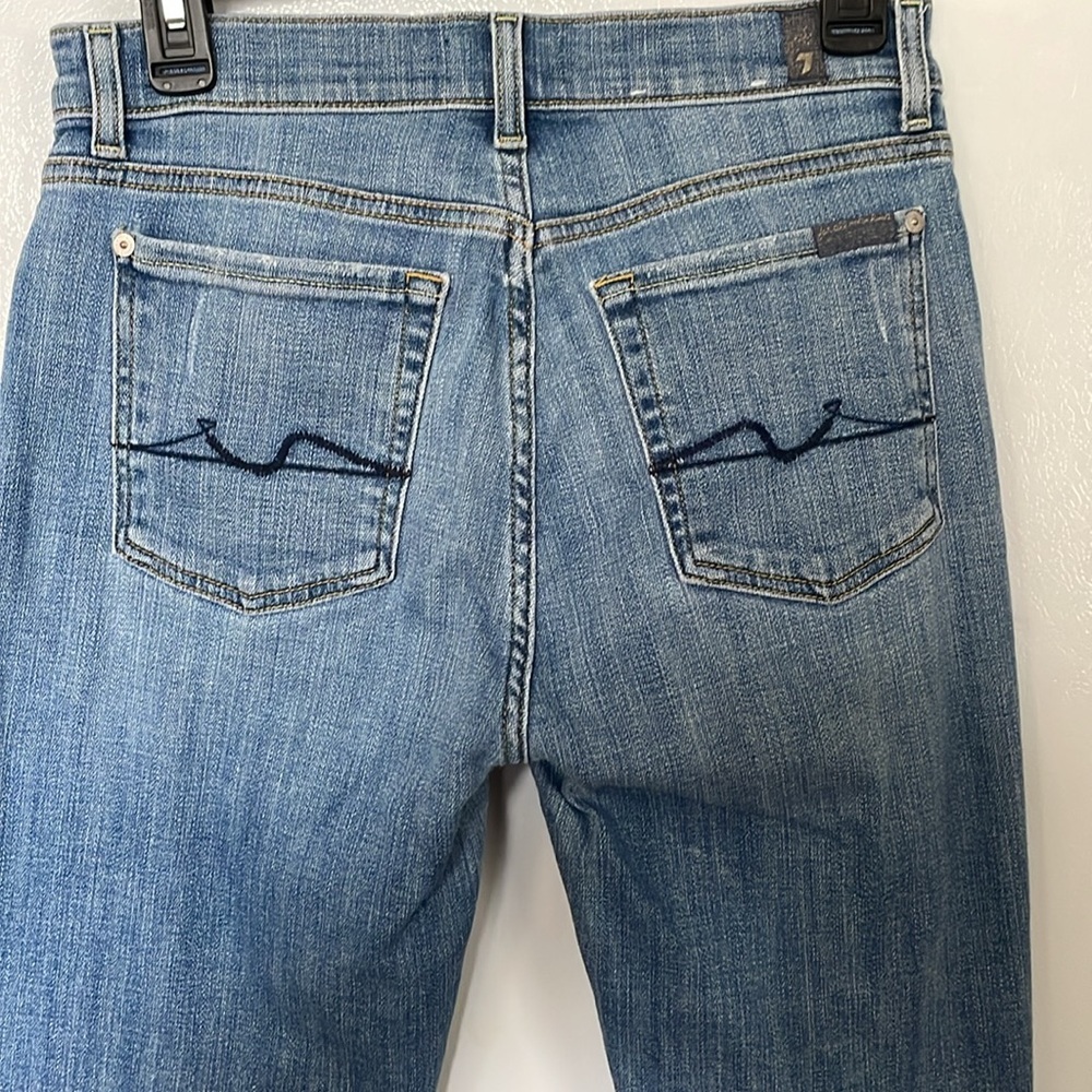 7‎ For All Mankind Josefina Size 25 94% Cotton - Picture 8 of 9